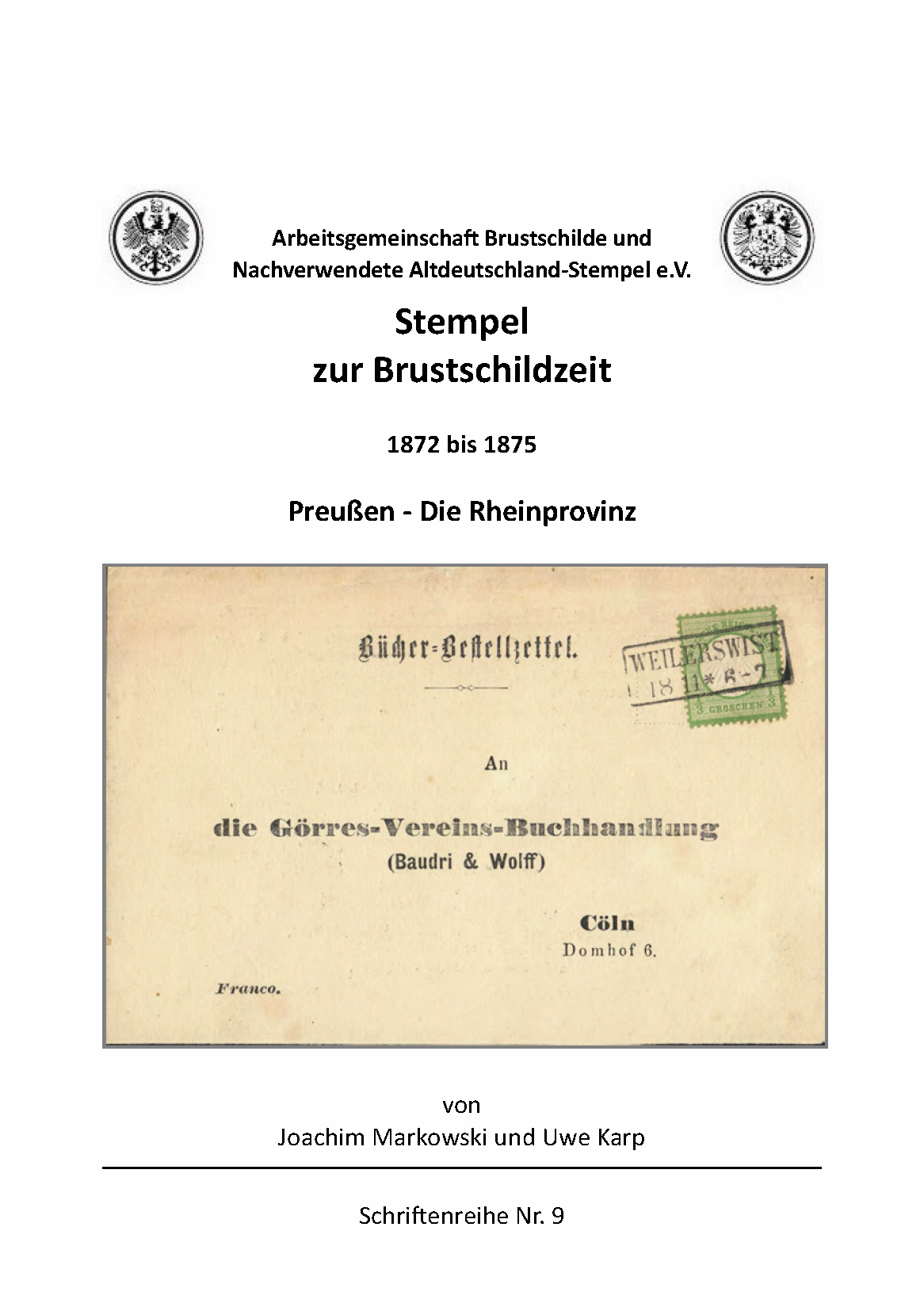 Deckblatt Preußen - Die Rheinprovinz